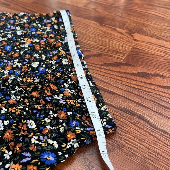 Olivia Grey High-Low Floral Midi Skirt - Size M - Picture 6 of 8